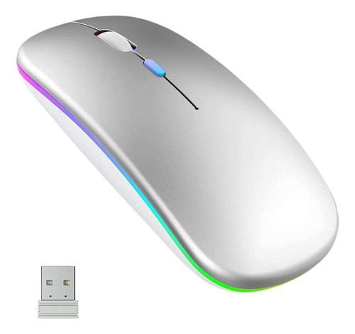 Mouse Inalambrico Recargable Gamer Barato Mausen Ergonomico