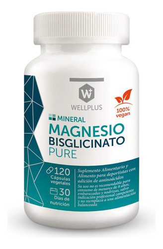 Magnesio Bisglicinato Pure Wellplus 