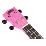 Ukelele Soprano Serie Rainbow, Mahalo Ukuleles Mr1bk, Rosado