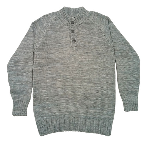 Buzo Sweater Gris Hombre Adulto Caballero En Oferta