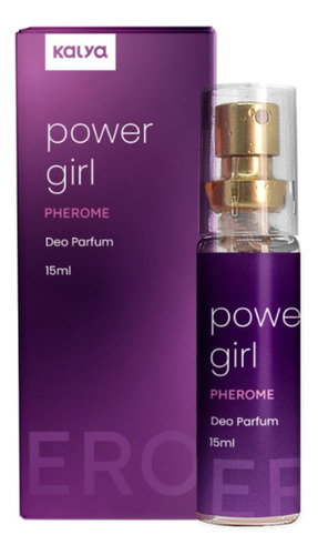 Perfume Feminino Com Feromônio Pherome Power Girl 15ml