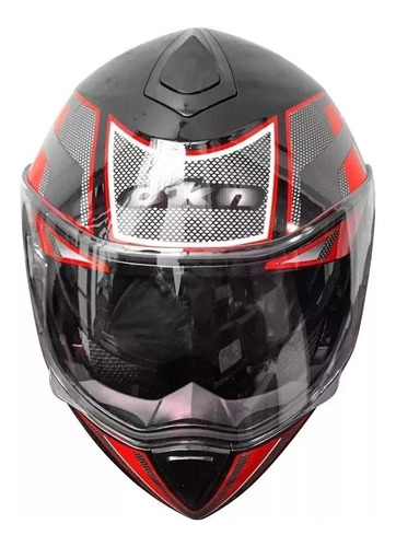 Casco Rebatible Okn 10 Con Doble Visor Avant Motos