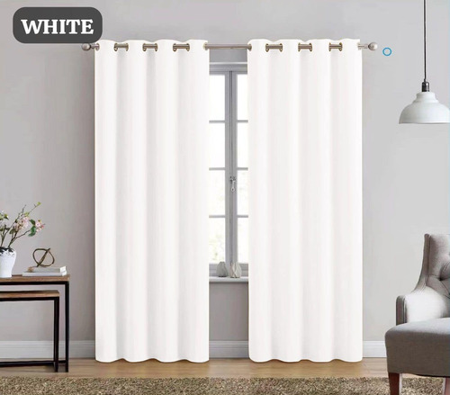 Cortinas Blackout Argollas Largas Tipo Hotel~ Varios Colores