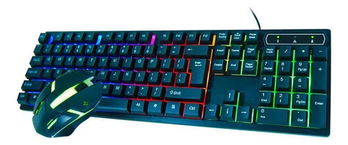 I89i Brillo Teclado Y Mouse Para De Computadora Gamer