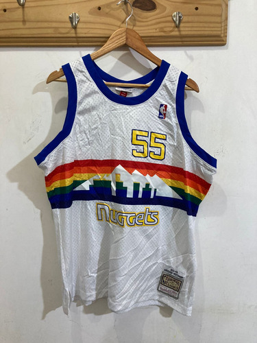 Camiseta Nba Mitchell&ness Denver Nuggets #55 Talle Xl