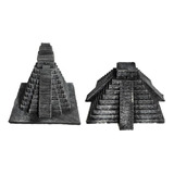 Kit 2 Pirâmides Miniatura Para Terrário Aquário Mini Jardim 