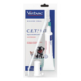 C. E. T. Kit Cepillo Pasta Control Sarro Perros Gatos Virbac