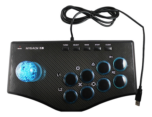 Salm Arcade Game Joystick Usb Rocker Pc Tv Box Ordenador Por