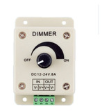 Dimmer Regulador De Tensão Led 12-24v 8a