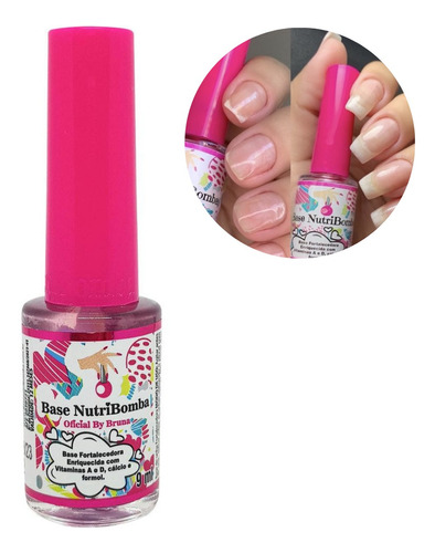 Base Nutribomba Fortalecedora De Unhas Esmalte Nutri Bomba