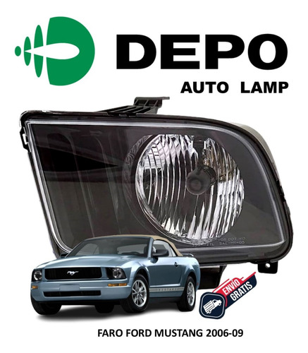 Faro Delantero Derecho Ford Mustang 06-09 Depo Foto 5