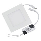 Foco Led Panel 24w Embutido Luz Fria Cuadrado