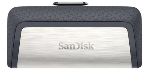 Pendrive Sandisk Ultra Dual Drive Type-c 32gb 3.1 Gen 1 Preto E Prateado