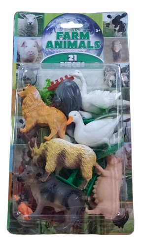 Set De Animales X 21 Unidades 