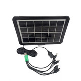 Panel Solar  Portátil 6v 3w Cable Usb Cargador Celular 630