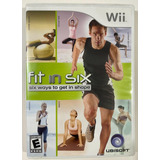 Videojuego Fit In Six Six Ways To Get In Shape Wii Original