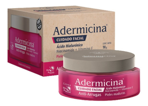 Crema Adermicina Antiarrugas Para Pieles Maduras X 90g