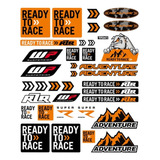 Stickers Impermeables Alta Calidad Compatible Ktm Moto