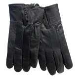 Guantes De Hombre Cuero Ecologico Invierno Elegante Termico