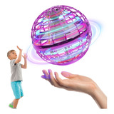 Juguete Esfera Bola Voladora Boomerang Rotacion 360 Luz Led