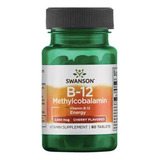 Vitamina B-12 Metilcobalamina/ Sabor A Cereza/60 Tabletas