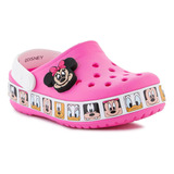 Sandalias Crocs Toddler's Minnie Mouse Band Clog Del 11 A 16