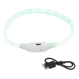 Collar Led Para Pasear Perros Recargable, Usb, Luminoso