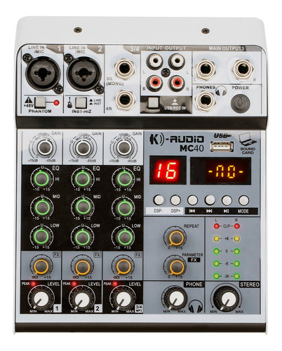 Mesa K-audio Mc40 4 Canais
