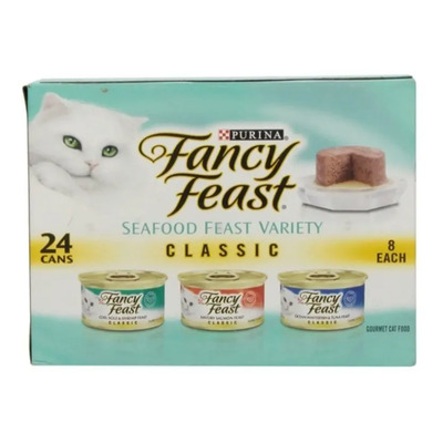 Fancy Feast 24 Latas Seafood Classic Pate | Envío gratis
