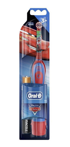 Escova Elétrica Oral-b Cars Disney Pixar + 2 Pilhas Aa