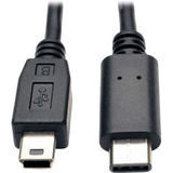 Cable Tripp Lite Usb Mini-b A Usb C, 1,8 M Negro