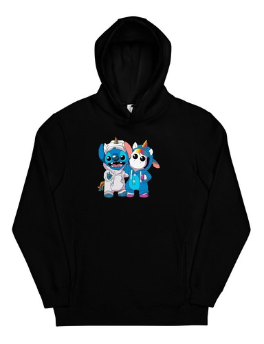 Sudadera Stich Unicornio. Unicorn Abrazados. Amor Tierno