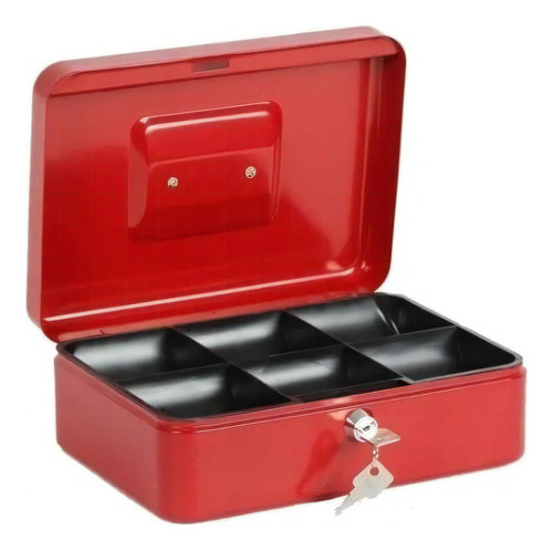 Caja Fuerte Para Guardar Dinero 200x160x90 Color Rojo