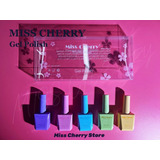 Gama Miss Cherry 5pz Gel Semi Uv/led 12ml Gama A Elegir