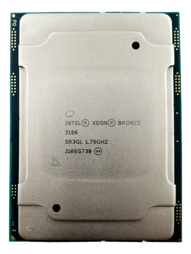 Microprocesador Intel Xeon Bronze 3106 1,7ghz 8 Núcleos