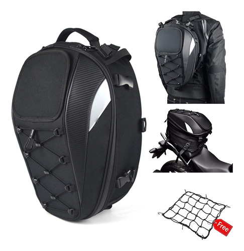 Bolsa Trasera Para Motocicleta, Bolsa De Asiento, Impermeabl