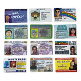 Sticker Cover Tarjeta Licencia 50 Piezas Mclovin/memes Ect