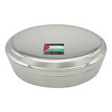 Joyeros - Joyero - Palestine Flag Pendant Oval Trinket Jewe