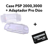 Protector Case Psp Slim 2000 / 3000 + Adaptador Pro Duo