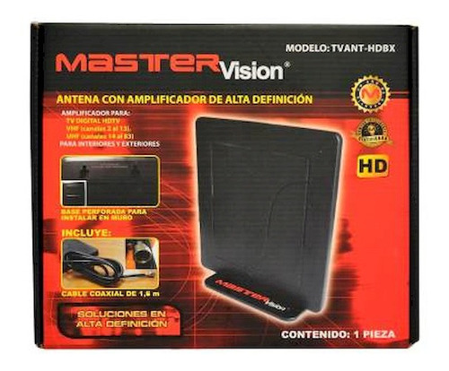 Master Vision Antena Interior Hdtv Con Amplificador