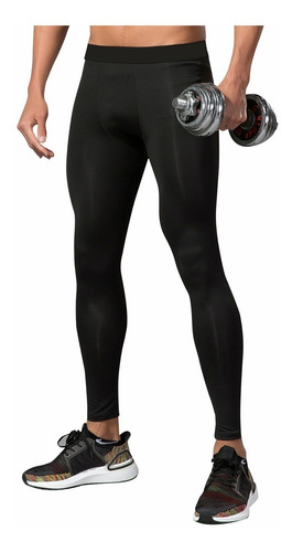 Lycra Fitness Hombre Transpirable Mallas Correr Deporte