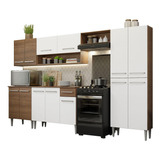 Armario De Cocina Completo 293cm Emilly Madesa Color Rustic