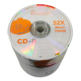 Disco Virgem Cd-r Smartbuy De 52x Com 100 Unidades