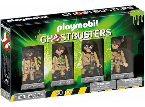 Playmobil Ghostbusters 70175 Set De Figuras X4 Cazafantasmas