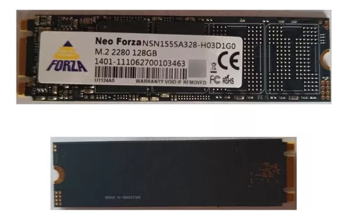 Disco Sólido Pcie M2 2280 128gb Neo Forza Bulk 3 Divisiones