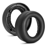 Almohadillas Para Auriculares Sony Ps5, Negro/1 Par/cuero