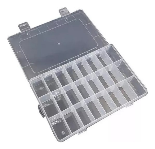 Caja Organizadora Plástica Multipropósito Con Compartimentos