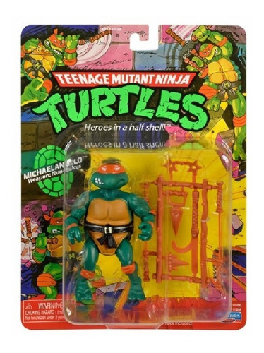 Figura Tortugas Ninja Michaelangelo Tmnt Teenage Mutant Nt