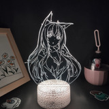 Lámparas Led 3d Con Forma De Coco De Nekopara, Diseño De Ani