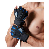 Par Guantes Calleras Celeste Gym Crossfit Entrenamiento Pesa